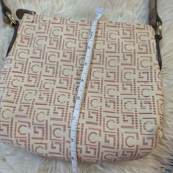 Liz Claiborne shoulder bag. Brown,Tan and hints of blue - Picture 4 of 10